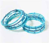 Usisi Glass Bead Spiral Bracelet
